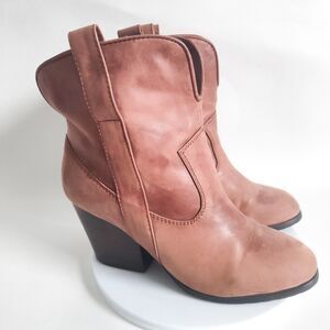 Chinese Laundry Brown Heeled Boots